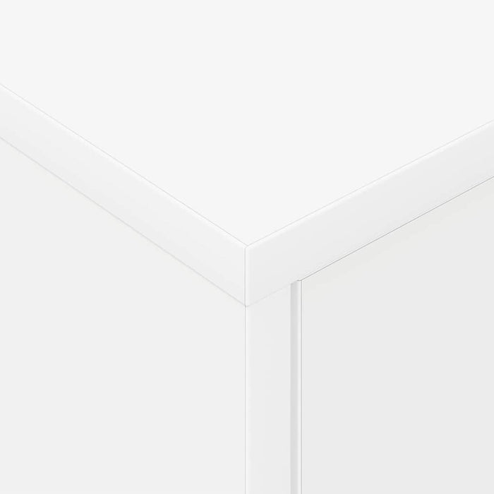 Comodino Bianco 40,5 x 40 x 48 cm Legno multistrato 891056