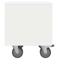 Comodino Bianco 40,5 x 40 x 48 cm Legno multistrato 891056
