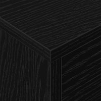 Comodino 2 pcs Rovere Nero 40,5 x 40 x 48 cm Legno multistrato 891059