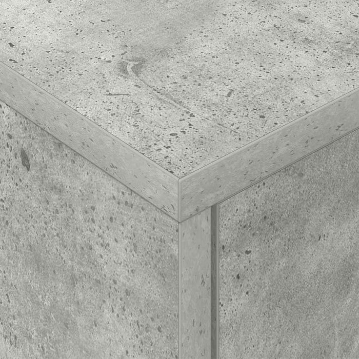Comodino Grigio cemento 40,5 x 40 x 48 cm Legno multistrato 891062