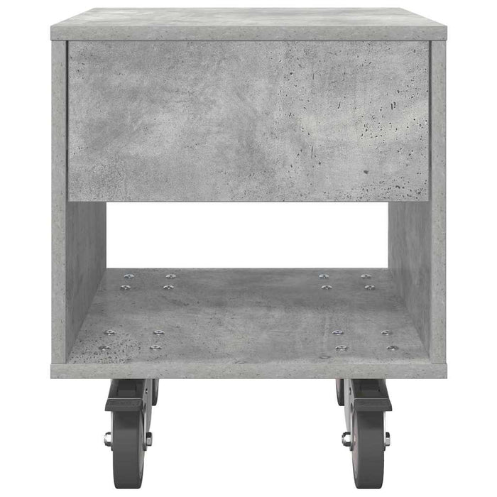 Comodino 2 pcs Grigio cemento 40,5 x 40 x 48 cm 891063