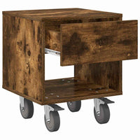 Comodino Rovere fumé 40,5 x 40 x 48 cm Legno multistrato 891064