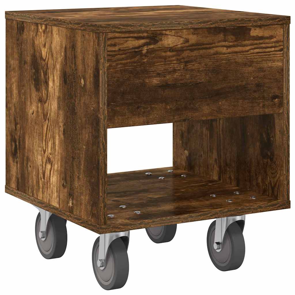 Comodino Rovere fumé 40,5 x 40 x 48 cm Legno multistrato 891064
