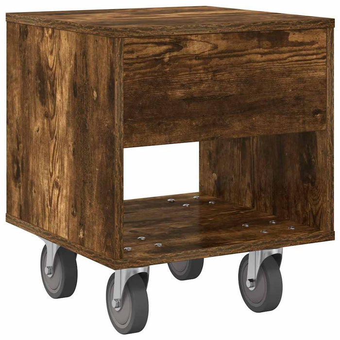 Comodino Rovere fumé 40,5 x 40 x 48 cm Legno multistrato 891064