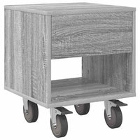 Comodino Grigio Sonoma 40,5 x 40 x 48 cm Legno multistrato 891066