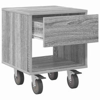 Comodino Grigio Sonoma 40,5 x 40 x 48 cm Legno multistrato 891066