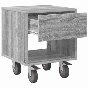 Comodino Grigio Sonoma 40,5 x 40 x 48 cm Legno multistrato 891066