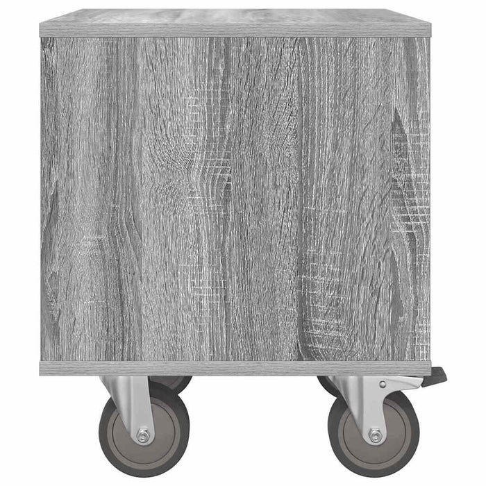 Comodino Grigio Sonoma 40,5 x 40 x 48 cm Legno multistrato 891066