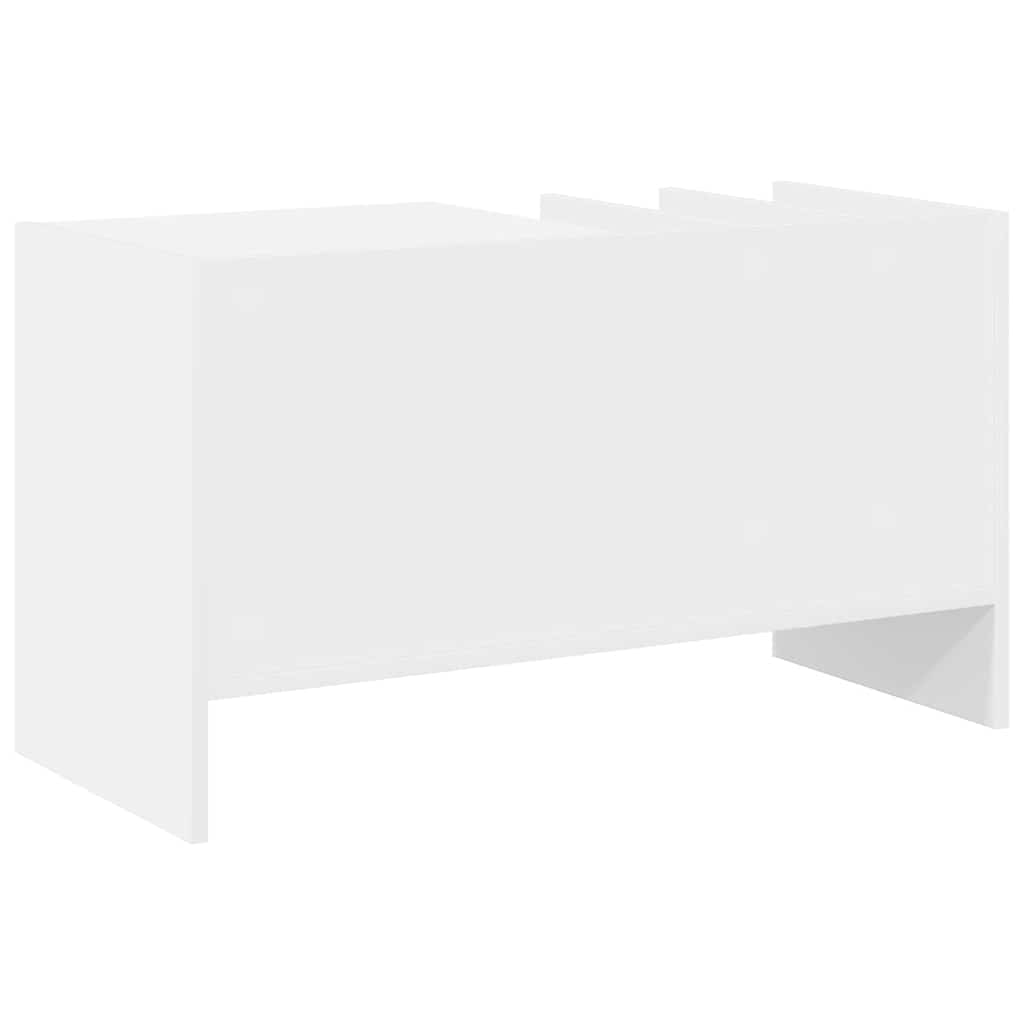 Mobile porta vinili Bianco 78.5 x 35 x 45 cm Legno multistrato 891072