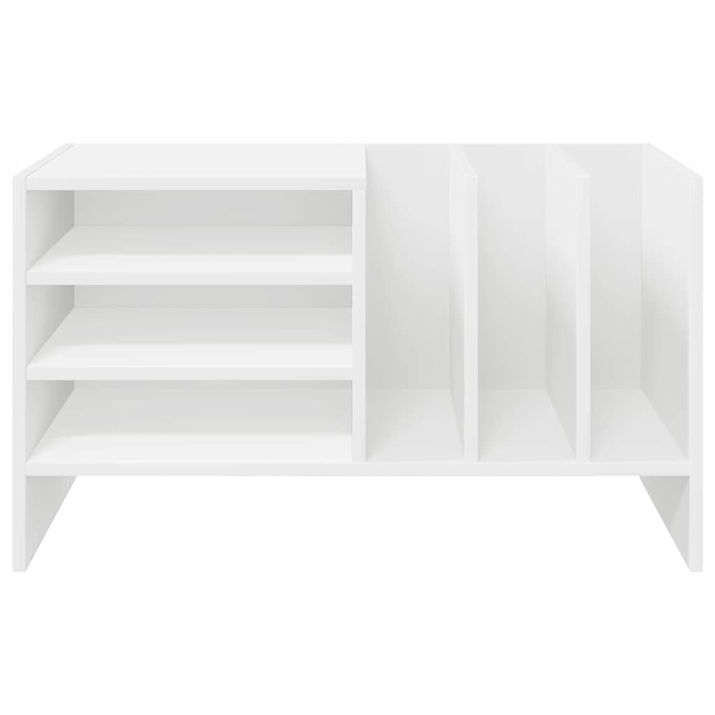 Mobile porta vinili Bianco 78.5 x 35 x 45 cm Legno multistrato 891072