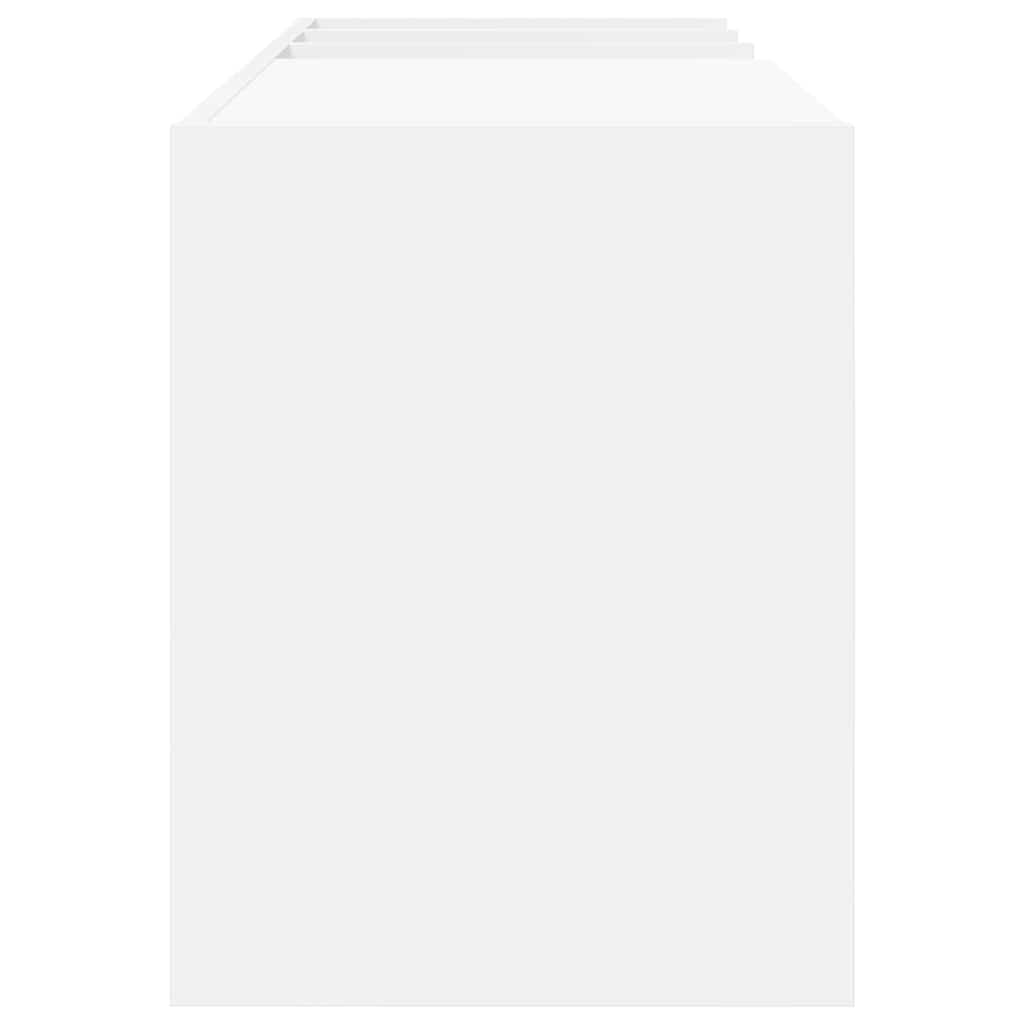 Mobile porta vinili Bianco 78.5 x 35 x 45 cm Legno multistrato 891072