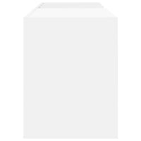 Mobile porta vinili Bianco 78.5 x 35 x 45 cm Legno multistrato 891072