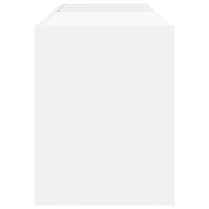 Mobile porta vinili Bianco 78.5 x 35 x 45 cm Legno multistrato 891072