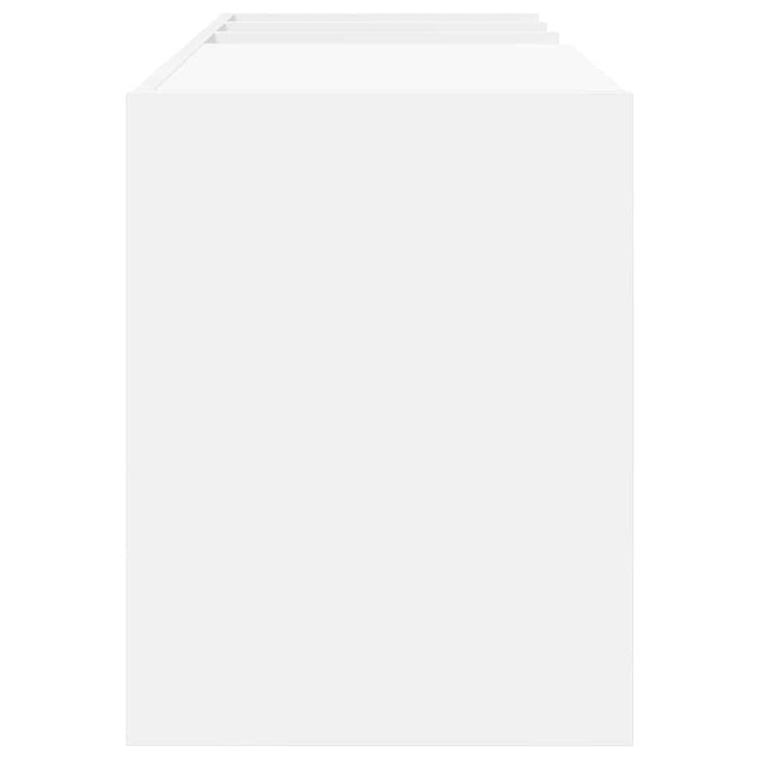 Mobile porta vinili Bianco 78.5 x 35 x 45 cm Legno multistrato 891072