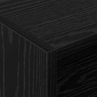 Mobile porta vinili Rovere Nero 78.5 x 35 x 45 cm 891073