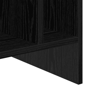 Mobile porta vinili Rovere Nero 78.5 x 35 x 45 cm 891073