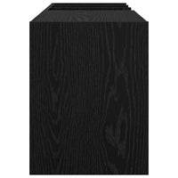 Mobile porta vinili Rovere Nero 78.5 x 35 x 45 cm 891073