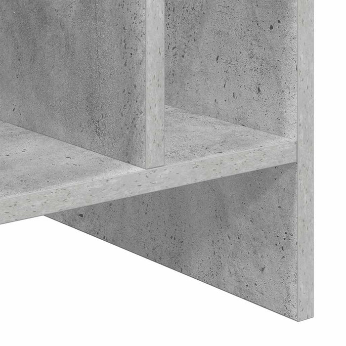 Mobile porta vinili Grigio cemento 78.5 x 35 x 45 cm 891075