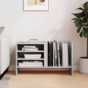 Mobile porta vinili Grigio cemento 78.5 x 35 x 45 cm 891075