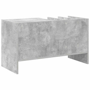 Mobile porta vinili Grigio cemento 78.5 x 35 x 45 cm 891075