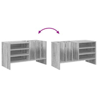 Mobile porta vinili Grigio Sonoma 78.5 x 35 x 45 cm 891077