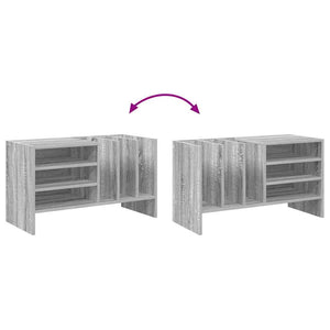 Mobile porta vinili Grigio Sonoma 78.5 x 35 x 45 cm 891077