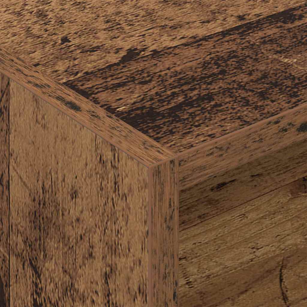 Mobile porta vinili Legno vecchio 78.5 x 35 x 45 cm 891078