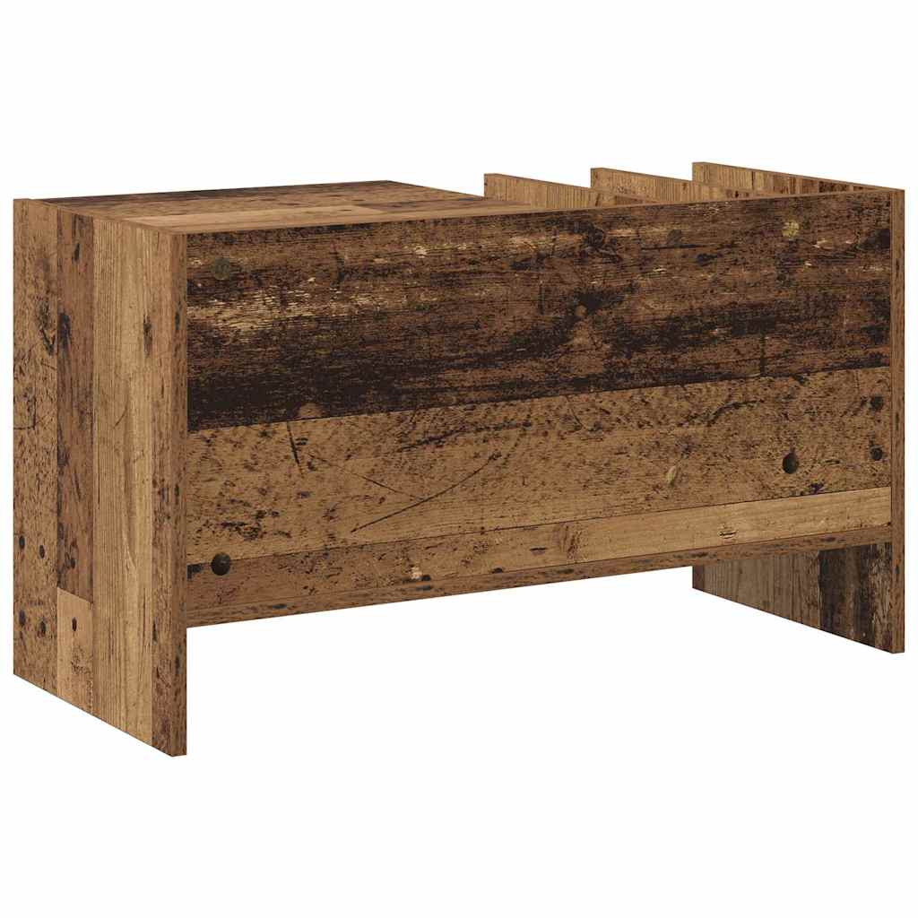 Mobile porta vinili Legno vecchio 78.5 x 35 x 45 cm 891078