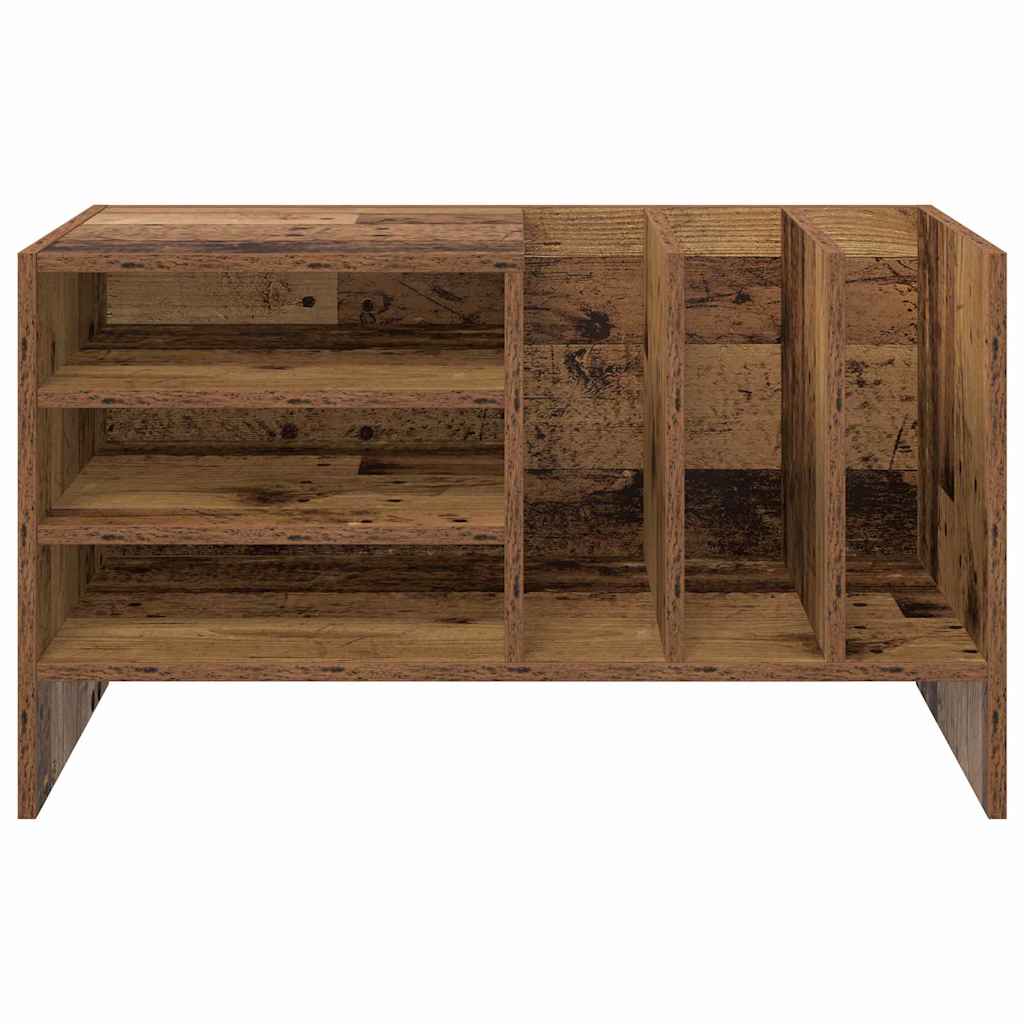 Mobile porta vinili Legno vecchio 78.5 x 35 x 45 cm 891078
