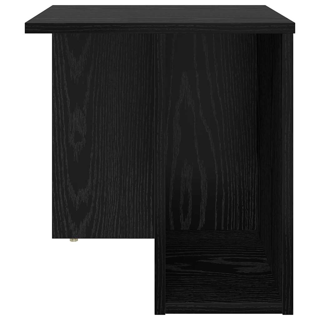 Tavolino Rovere Nero 37 x 32 x 40 cm Legno multistrato 891082