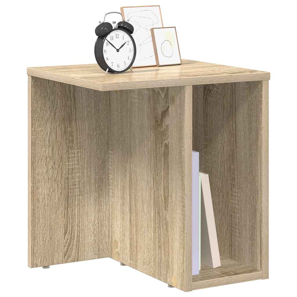 Tavolino Rovere Sonoma 37 x 32 x 40 cm Legno multistrato 891084