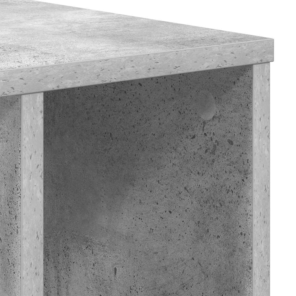 Tavolino Grigio cemento 37 x 32 x 40 cm Legno multistrato 891086