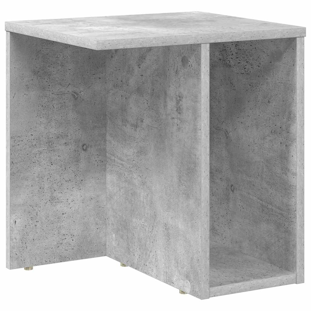 Tavolino Grigio cemento 37 x 32 x 40 cm Legno multistrato 891086