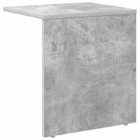 Tavolino Grigio cemento 37 x 32 x 40 cm Legno multistrato 891086