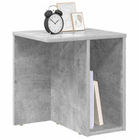 Tavolino Grigio cemento 37 x 32 x 40 cm Legno multistrato 891086