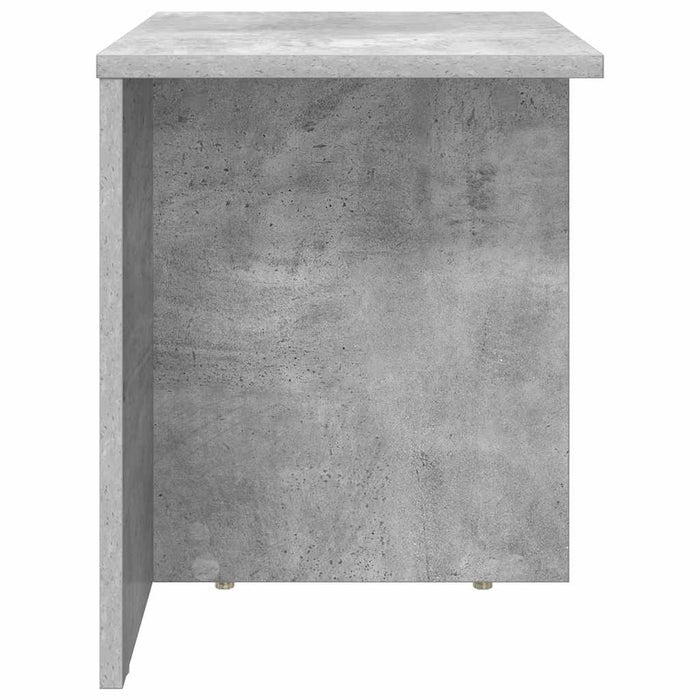Tavolino Grigio cemento 37 x 32 x 40 cm Legno multistrato 891086