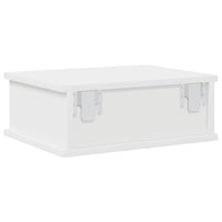 Comodino Bianco 40 x 31 x 15 cm Legno multistrato 891104