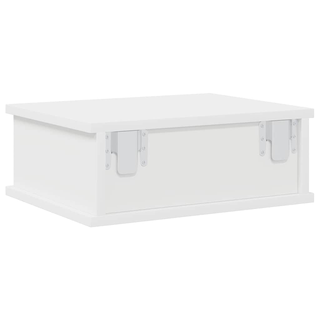Comodino 2 pcs Bianco 40 x 31 x 15 cm Legno multistrato 891105