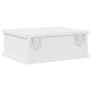 Comodino 2 pcs Bianco 40 x 31 x 15 cm Legno multistrato 891105