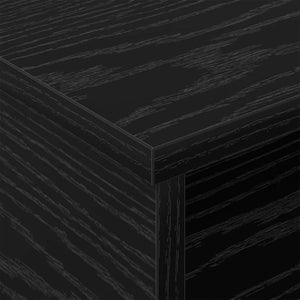 Comodino 2 pcs Rovere Nero 40 x 31 x 15 cm Legno multistrato 891107
