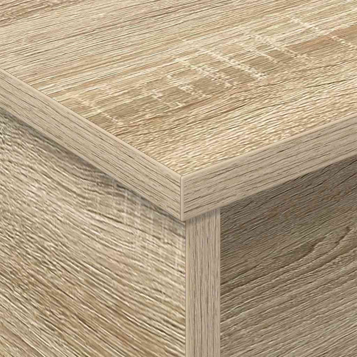 Comodino 2 pcs Rovere Sonoma 40 x 31 x 15 cm Legno multistrato 891109
