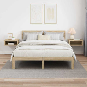 Comodino 2 pcs Rovere Sonoma 40 x 31 x 15 cm Legno multistrato 891109