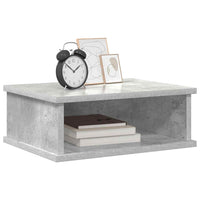 Comodino Grigio cemento 40 x 31 x 15 cm Legno multistrato 891110