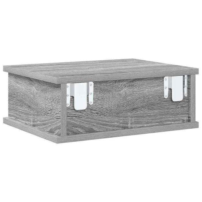 Comodino Grigio Sonoma 40 x 31 x 15 cm Legno multistrato 891114