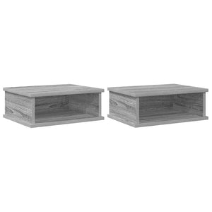 Comodino 2 pcs Grigio Sonoma 40 x 31 x 15 cm Legno multistrato 891115