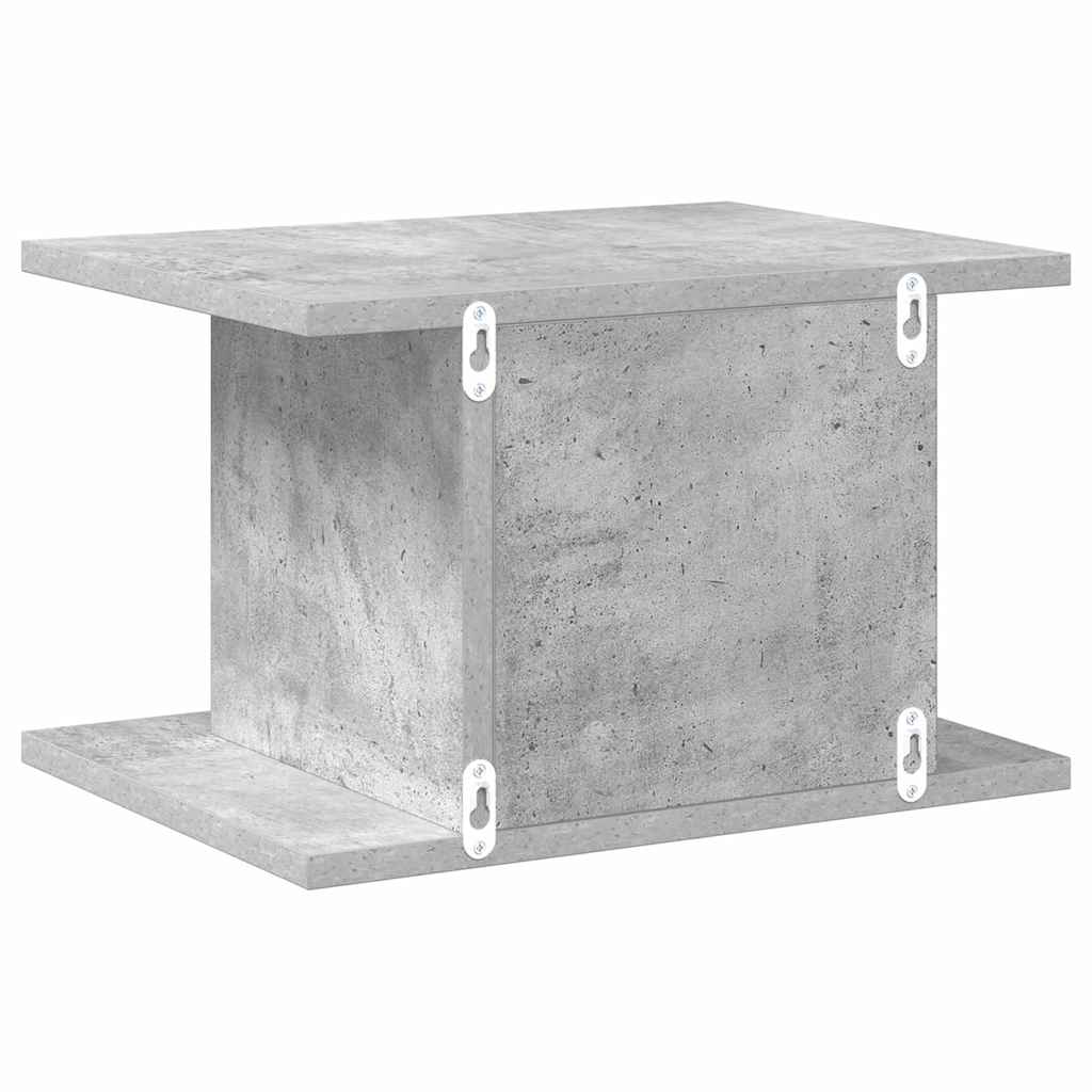 Comodino 2 pcs Grigio cemento 40 x 30 x 25 cm Legno multistrato 891175