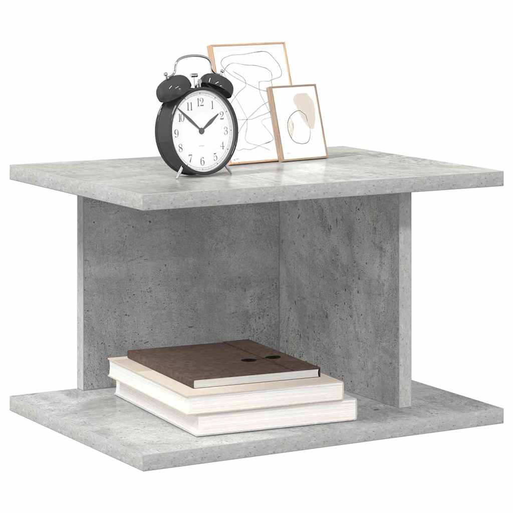 Comodino 2 pcs Grigio cemento 40 x 30 x 25 cm Legno multistrato 891175