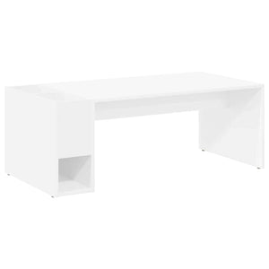 Tavolino da salotto Bianco 101,5 x 50 x 37 cm Legno multistrato 891192