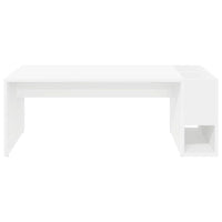Tavolino da salotto Bianco 101,5 x 50 x 37 cm Legno multistrato 891192