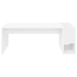 Tavolino da salotto Bianco 101,5 x 50 x 37 cm Legno multistrato 891192